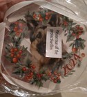 New Adorable German Shepherd Glass Christmas Ornament 2024 Nice Keepsake