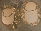 Vintage Wall Masks Hand Painted Ceramic Porcelain Beaded