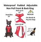 Service Dog  do Not Disturb dog Is Working  Red Color Coded Non-pull Front An   