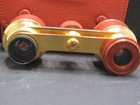 Vintage Hoffrit Paris France Opera Glasses Binoculars W Case Parts Only Broken