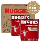 140 Ct Huggies Size 4 Diapers  Little Snugglers Baby Diapers  Size 4 22-37 Lbs 2