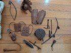 Vtg Marx Johnny West  1863 Geronimo Indian Action Figure Fort Apache W  Box