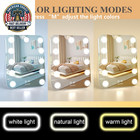 14 6  Vanity makeup Mirror With Lights  Hollywood Mirror With 11 Dimmable Led Bu