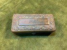 Vtg Gillette Model 102 Wwi 1919 Military Production    Floral Motif Brass Case