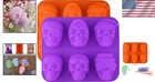 Vibrant Skull Soap   Chocolate Silicone Molds - Ideal For Halloween Celebrations