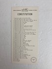 Republic Of Uzupis Constitution Vilnius Lithuania Art District Souvenir Card