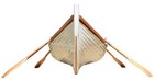 New York Whitehall Clinker-built Rowboat 12  Cedar Wood   Epoxy Gelcoat Boat