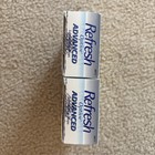  2x  Refresh Optive Advanced Twin Pack Lubricant Eye Drops 2x 10ml Exp 08 2025 