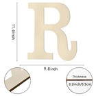 Wooden Letters 12 Inch R  1 5 Inch Thick Large Wooden Letters For Wall Decor    