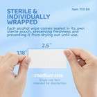 Sterile Alcohol Prep Pads - Medium - 70  Isopropyl Alcohol  I