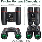 Binoculars 30x60 Zoom Outdoor Travel Compact Folding Telescope Hunting Day night