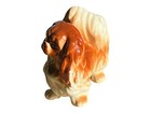 Pekingese Dog Figurine Brown White Excellent Used Condition 3 5   t  4 5   l Cute 