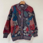 Missoni Sport Women Size Free Design Knit Wool Cardigan Made In Italy Luxury Ita