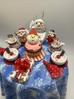 Ooak Dollhouse Miniature 1 12 Scale Christmas Holiday Decor Artisan Snowmen