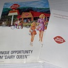Vintage 1970s Dairy Queen Brazier Franchise Info Folder Minneapolis Mn Ice Cream