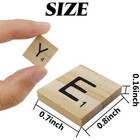 700 Pcs Wood Alphabet Letter Tiles A-z For Crafts Spelling Games Wall Art Decor 