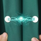 Curtain Magnetic Weights Closure Buttons Prevent Light Leak Drapery Fastener Cli