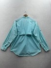 Cabela   s Guidewear Men   s Large Nylon Fishing Utility Shirt Vented Blue