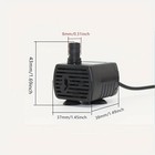 Ultra Quiet Usb Aquarium Fish Tank Filtration Pump Mini Pet Fountain Submersible