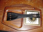 Vintage Ebony Cello Tail Piece Full Size New Old Stock German