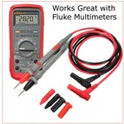 8pcs Automotive Back Probe Kit Multimeter Test Leads Alligator Clips Wire Tool