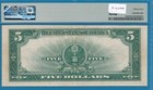  5 00 1923  Fr 282  Lincoln Porthole  Silver Certificate Certified Pmg Vf35