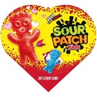 Sour Patch Kids Soft   Chewy Valentines Day Candy  6 8 Oz Heart Shaped Box 
