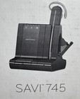 Plantronics Savi W745 Dect 6 0 Wireless Headset Earhook headband Pc Microsoft Ni