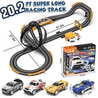 Slot Car Race Track Set Electric Powered Race Track Dual Racing Car Track Set
