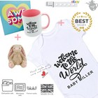Personalised Baby Grow Vest Bodysuit Girl   Boy Gift Custom Baby Grow Gifts