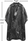 Waterproof Polyester Salon Hair Cutting Cape W  Neck Duster Brush Hair Comb Set