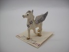 Hagen Renaker Ceramic Miniature Mini White Standing Pegasus Horse Figurine