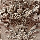 Vintage Large Floral Architectural Wall Relief Panel French Regency Decor