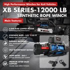 X-bull 12000lbs Electric Winch Remote Control 12v For Truck Trailer 4wd Off-road