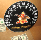 Anheuser-busch Beer - Vintage - Thermometer Face Sign 1980 s Eagle Logo Made Usa