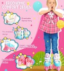 Adjustable Roller Skates For Kids Girls Ladies With Light Up Flash Led Wheels   