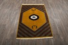 Vintage 3x5 Turkish Karas Rug Hand-knotted Gold Wool Area Rug