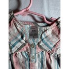 Carters Baby Girl 2pc Set 3m Pink Teal Striped Tunic Top And Leggings Outfit