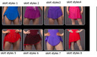 Marvellous Ice Skating Figure Skating Dress Gymnastics Costume Burgundy