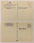 Vintage Linen Uncirculated Postcard Lot Big Oak Motel Va And Tar Heel Court N c 
