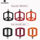 Rockbros Bike Nylon Pedals Flat Road Bmx Mountain Bike Du Sealed Bearing Pedal