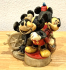 Rare Htf Disney Harmony Kingdom Forever Mickey Mouse Figurine Trinket Box Le 500