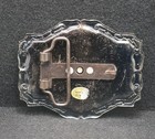 Wa01142 Vintage 1970s   mackinac Bridge Michigan   Commemorative Belt Buckle