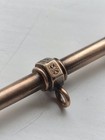 Solid 10k Rose Gold Antique Victorian T Bar Clasp Ornate  Finding