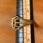 Ancient Rare Artifact Roman Bronze Intaglio Ring Engraved Stunning Genuine
