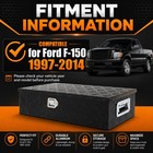 39x13x10 Aluminum Truck Bed Tool Box For Ford F150 1997-2014 Black