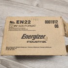 72 Energizer Industrial 9 Volt  9v  Alkaline Batteries  en22  6lf22  6am6  
