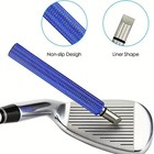 Golf Club Groove Sharpener Re-grooving Tool Cleaner For Wedges Irons U v Groove