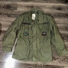 Vintage Us Airforce Coat Cold Weather Man s Field Green Size Small Short