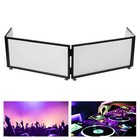 Tabletop Dj Event Facade White black Scrims Metal Frame Booth travel Bag Case